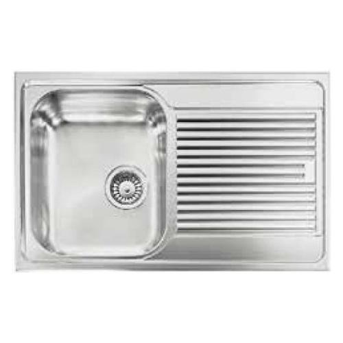 Lavello 1 vasca (79x50cm) ZENITH Inox Antigraffio 011261SCSSP