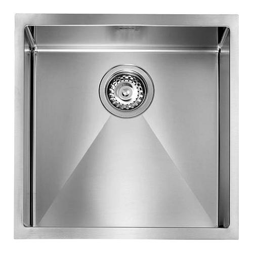 Lavello 1 vasca (45x45cm) FILORAGGIATO Inox Satinato 012022XCSSP