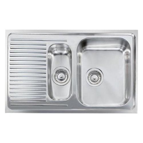 Lavello 2 vasche (79x50cm) MATICO Inox Satinato 011641DCSSP