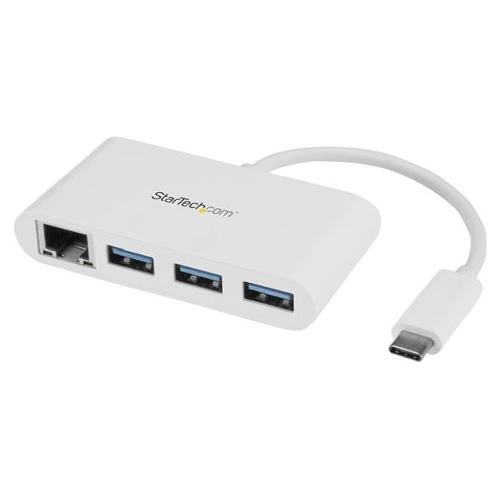 HUB 2 in 1 Mini Dock USB C con Ethernet White HB30C3A1GEA