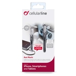Cellulare - Kit Cavo Dati/ Stili/Pennini Cellular Line Cavo AUXMUSICK 