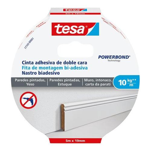 Nastro biadesivo per muro (19mm x 5m) per uso interno 77743