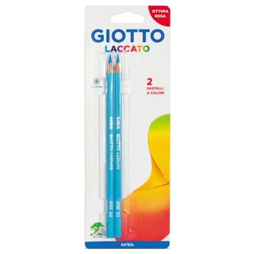 Set matite colorate 2 pz GIOTTO LACCATO Celeste 022022