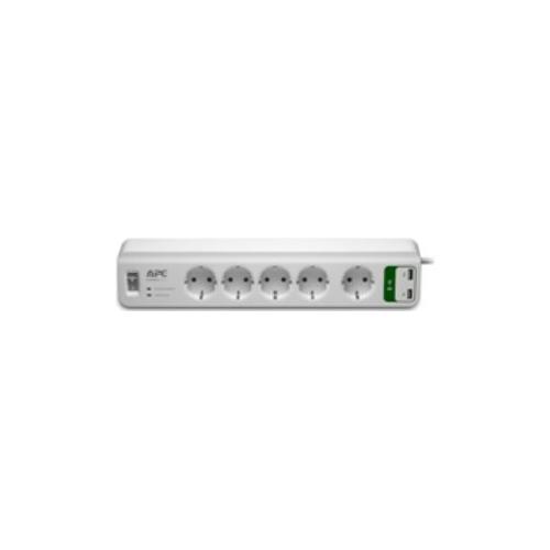 Presa filtrata 5 posti SURGEARREST Essential 2 Usb White PM5U GR