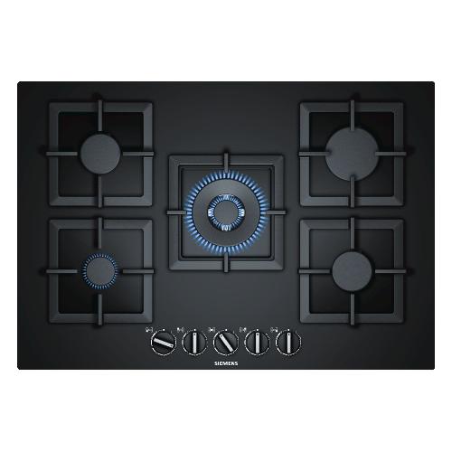 Piano cottura gas 5 zone IQ500 Stepflame Black (75cm) EP7A6QB20