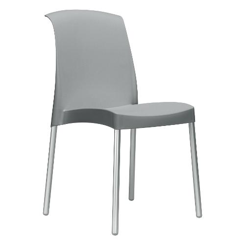 JENNY Ignifuga Sedia Grigio chiaro