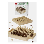 Dal Negro - Schacchi dama e tria in legno . 53907