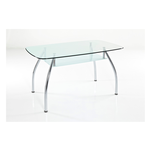 Tavolo fisso vt.trasp. james 145x85x75h 919 Tomasucci