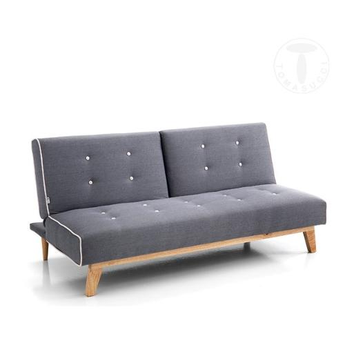 TWEET A Divano letto 3 posti lineare Grigio