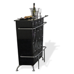 Mobile bar diva black nero h110 p40 l99 1094 Tomasucci