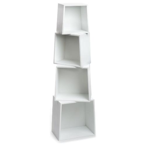 OLD M Set cubi pensili Rocket Bianco 1732