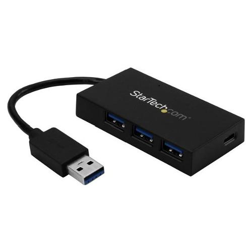 Hub USB 3.2 Gen 1 Black 4 porte HB30A3A1CSFS