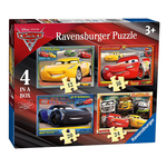 Ravensburger Puzzle 4 In Box 12+16+20+24pz Cars 06894