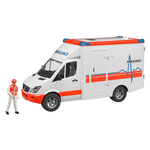 Bruder - Ambulanza con personaggio. 02536