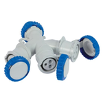 FME.ADATTATORE CEE BLU 3 PRESE 73120 FANTON