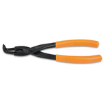 Pinza a becchi piegati 90° per anelli elastici di sicurezza per fori Corpo in acciaio - UNI 7914 DIN 5256  - in PVC 1034 INT.MM 130