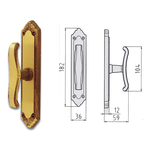 Maniglie e Accessori per Porte e Finestre GHIDINI CREM. O.F. LADY EZ 3