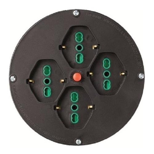 Disco prese avvolgicavo 4P con disgiuntore termico (145mm) 01906