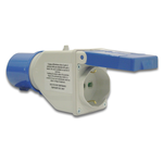 FME.ADATTATORE CEE BLU 2 P. SCHUKO 73108 FANTON