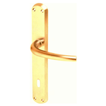 Coppia maniglie per porta con placca P70 744087008 GHIDINI