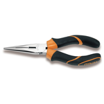 Pinza a becchi mezzotondi lunghissimi diritti zigrinati 1166BM  1/2  M