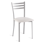 Sedia Italchair Sedia ELIUS-I Alu/Ecop.Bianco 0702