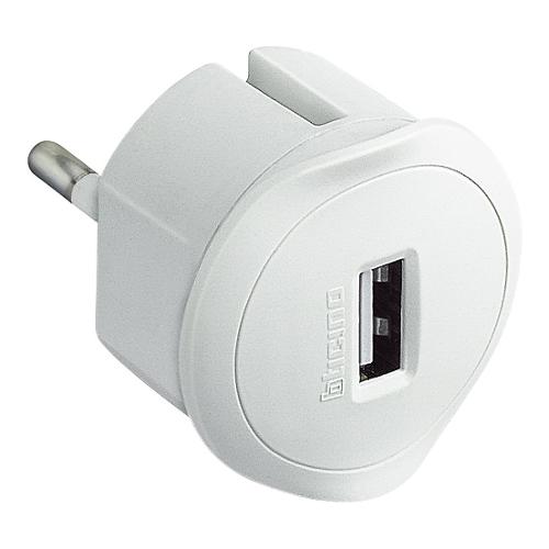 Adattatore con spina Schuko USB 1,5A 5V CC Bianco S3625DU