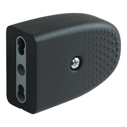 Presa elettrica 2P+T 10/16A bipasso std italiano cavo assiale CORNER antracite S2670TG