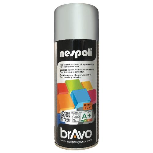 Smalto spray lucido rapido BRAVO grigio chiaro ral 703 bomboletta 400 ml N0PCA47035