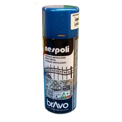 Smalto spray metallizzato BRAVO blu bomboletta 400 ml N0PCM45019
