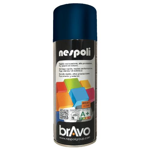 Smalto spray lucido rapido BRAVO blu cobalto ral 5013 bomboletta 400 ml N0PCA45013