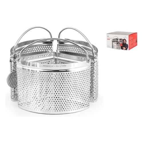 Cestello cuoci pasta Inox 3 spicchi 9 cm 8011900
