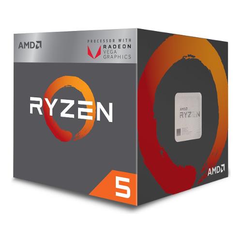 CPU Ryzen™ 5 2400G with Radeon™ RX Vega 11 Graphics YD2400C5FBBOX