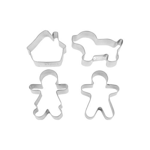 Formine biscotti 4 pz Famiglia LA DOLCETTERIA Cromato 5286