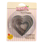 Set 6 tagliabiscotti Cuore 5036 Gp & Me