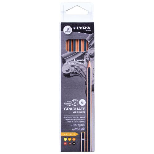 Set Matite Da Disegno Milan In Astuccio Metallico – 7 Graditi (2H-6B) Con Gomme E Temperino