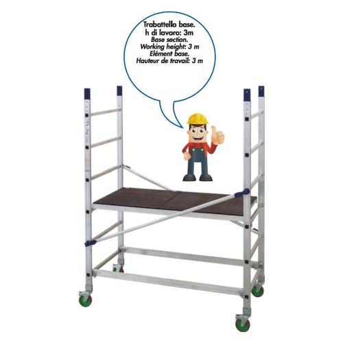 OLD Modulo trabattello ALTO M1 (165x82x205 cm) AL205
