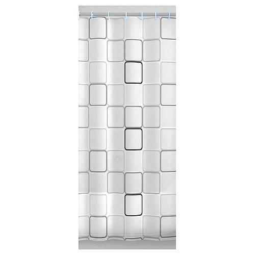 Tenda doccia in plastica DOMINO (240x200 cm) Grigio TVI 1329 2430
