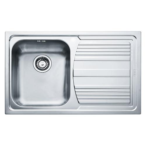 Lavello 1 vasca (79x50cm) Lll 611 LOGICA LINE Inox Dekor 101 0086 232