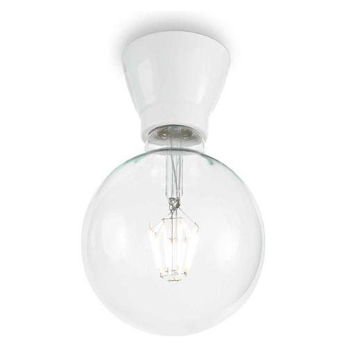 Punto luce WINERY pl1 Bianco (8cm) 155227 1 luce - E27 - Max 60W