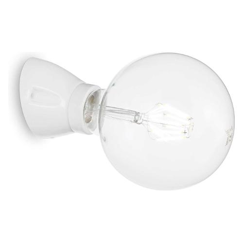 Punto luce WINERY ap1 Bianco (8x7cm) 180298 1 luce - E27 - Max 60W