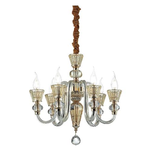 Lampadario STRAUSS sp6 Oro (51cm) 140605 6 luci - E14 - Max 240W