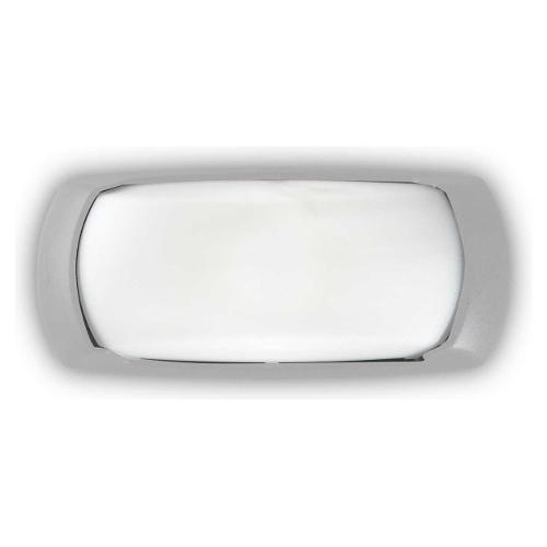 Lampada da parete FELIX 2 ap1 Grigio (30x8,5x13cm) 123769 1 luce - E27 - Max 23W