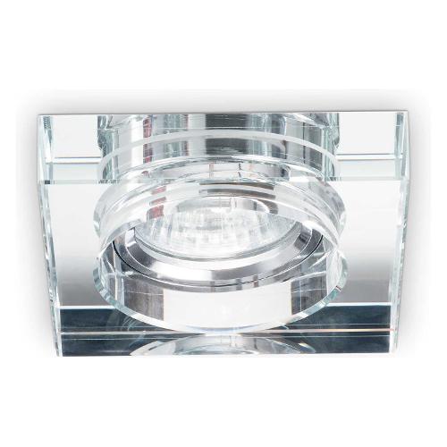 Faretto incasso BLUES fi square Trasparente (9x9cm) 114019 1 luce - GU10 - Max 50W