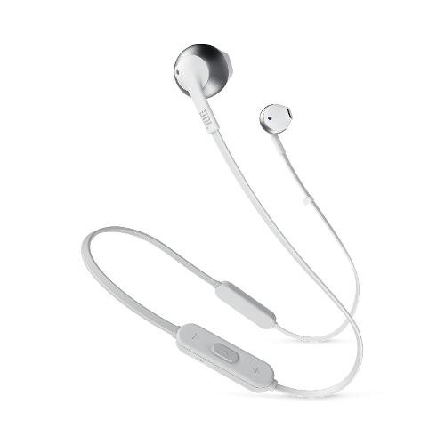 Auricolari microfono bluetooth TUNE 205BT Silver JBLT205BTSIL