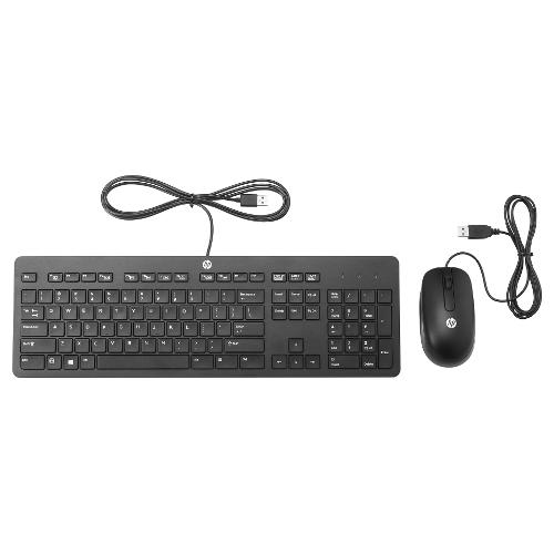 Tastiera e mouse Slim USB Keyboard and Mouse Nero T6T83AA