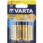 Batteria Standard Varta Longlife AA 4+2 Free
