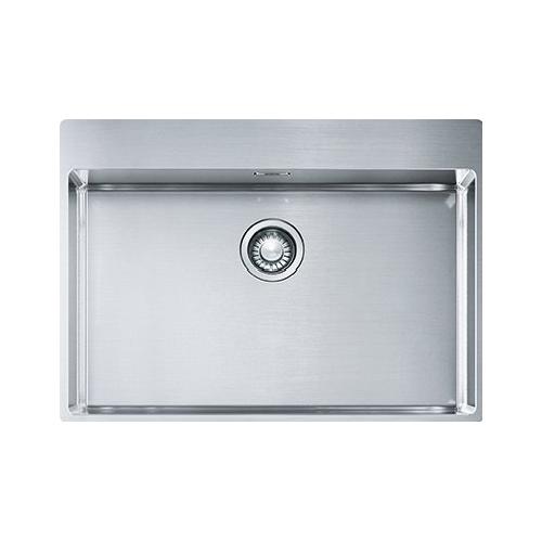 Lavello 1 vasca (71,5x51cm) Bxx 210 68 Tl BOX Inox Spazzolato 127 0378 049