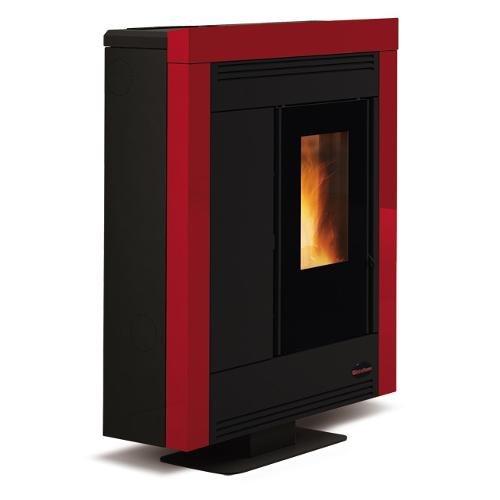 Stufa pellet 10,2kW SOUVENIR Steel Bordeaux 4 stelle Classe A+ 8008269757507