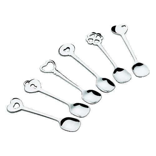 Set cucchiaini caffè 6 pz Inox 26840763 LOVE KEY